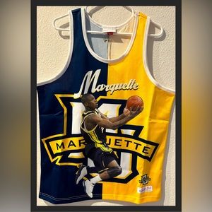 Dwyane Wade Marquette Golden Eagles Mitchell & Ness Sublimated Jersey Size M NWT